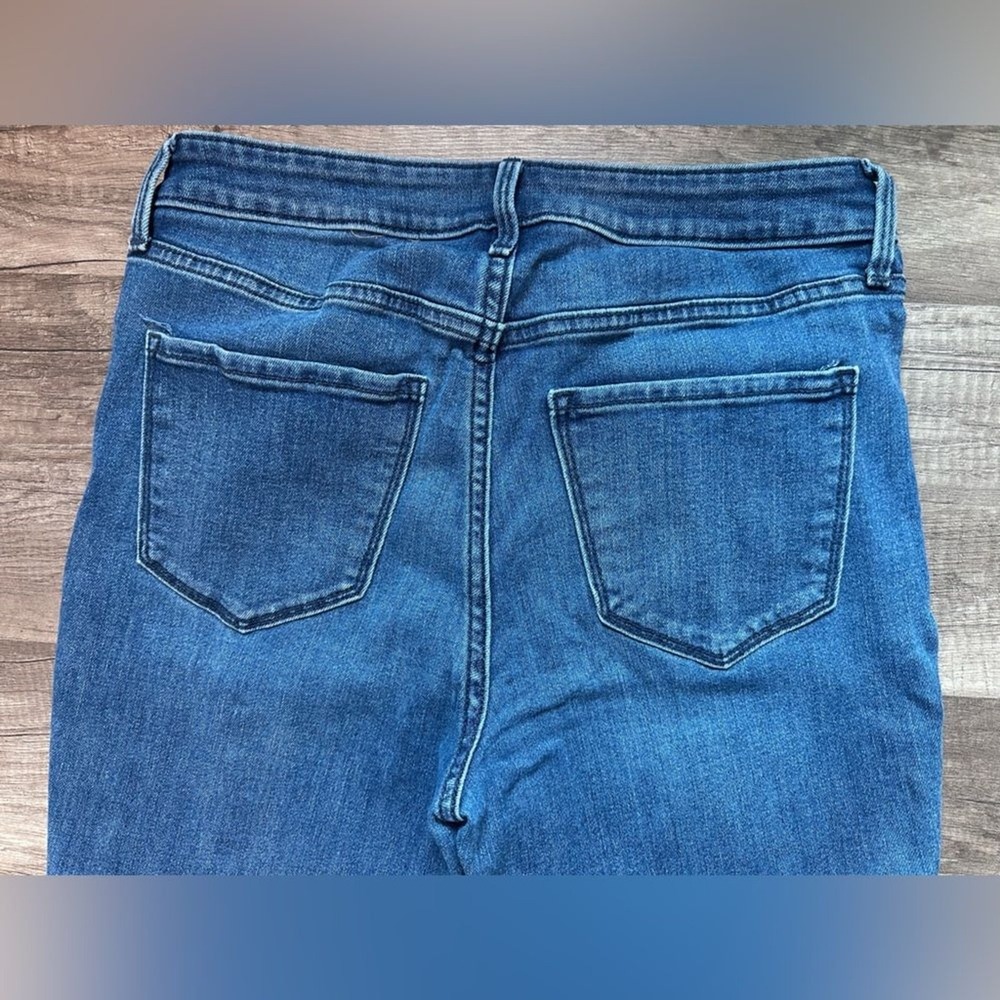 Old Navy High-Rise Super Skinny Jeans Womens 10 Petite Blue Denim‎ Medium Wash - Picture 8 of 9